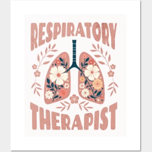 Respiratory therapist, Lungs, floral Lungs, cf, cystic fibrosis, colorful flowers Posters and Art